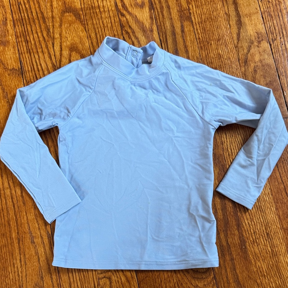 Minnow Swim light  Blue Long Sleeve rashguard